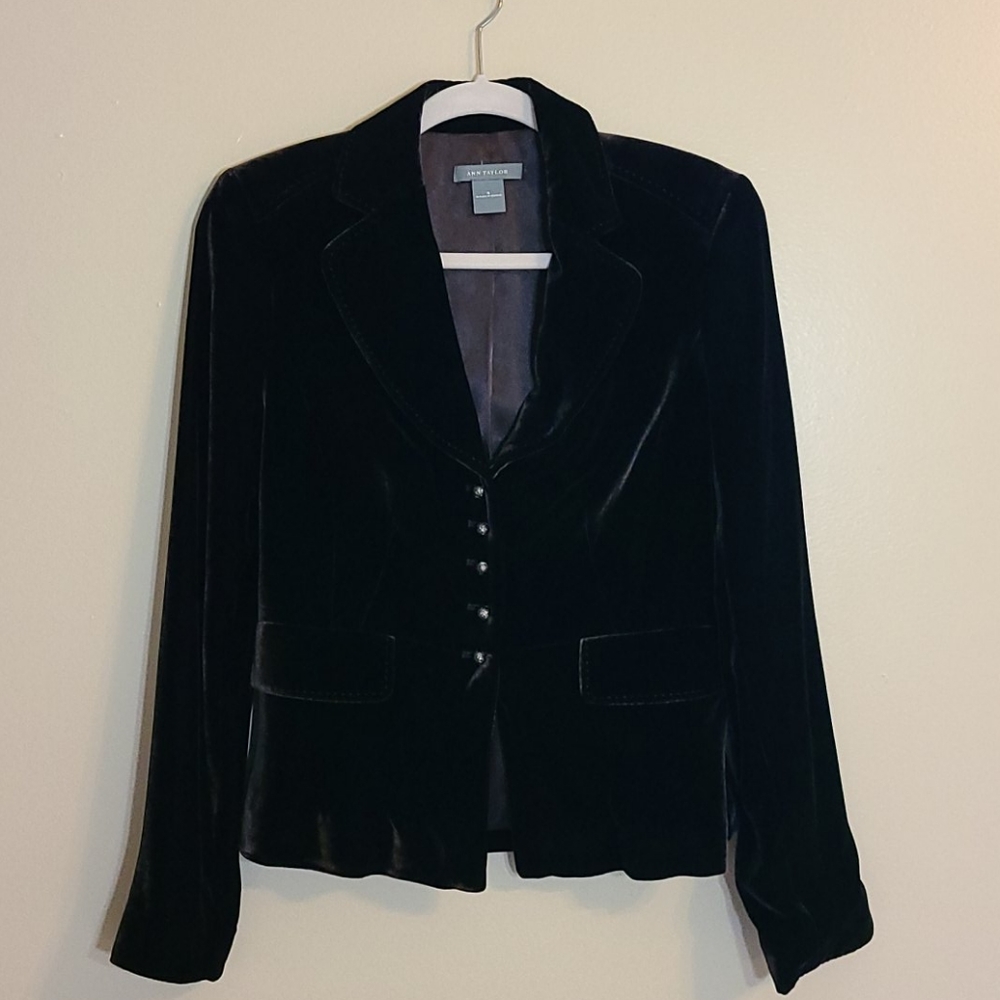 Ann Taylor Velour Jacket